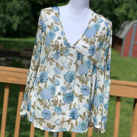Mossimo - Floral Tunic - Picture 1 of 3